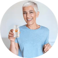 Melissa M. from Ohio smiling with her Phytomem One memory supplement